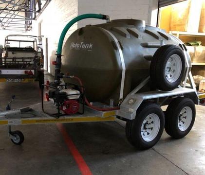 Water tank and trailer