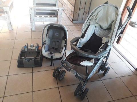 Peg-Perego Pram and Baby Car Seat