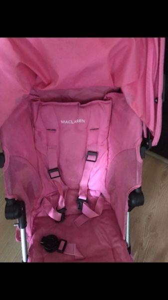 Maclaren Stroller (Pink)