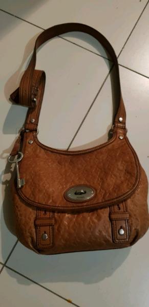 Fossil genuine leather sling bag