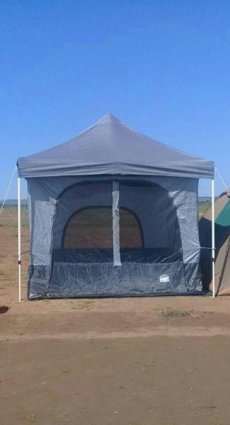 Campmaster instant shade 300 safari gazebo plus campmaster inner tent