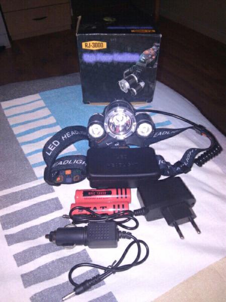 Reduced rechargeable LED headlight (New)