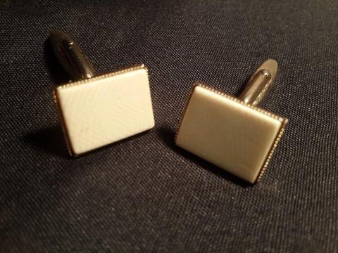 Vintage Cufflinks with Ivory