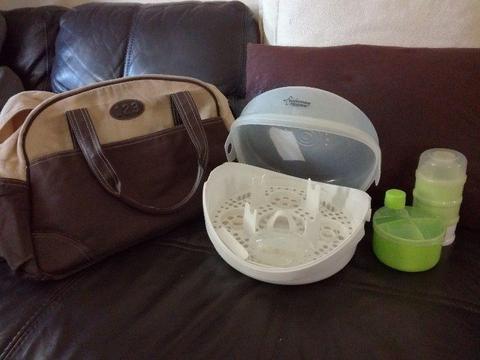 Baby bag , Tommee tippee Sterilizer
