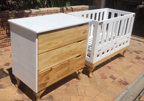 Wooden Baby Cots/Cribs/Co-Sleepers