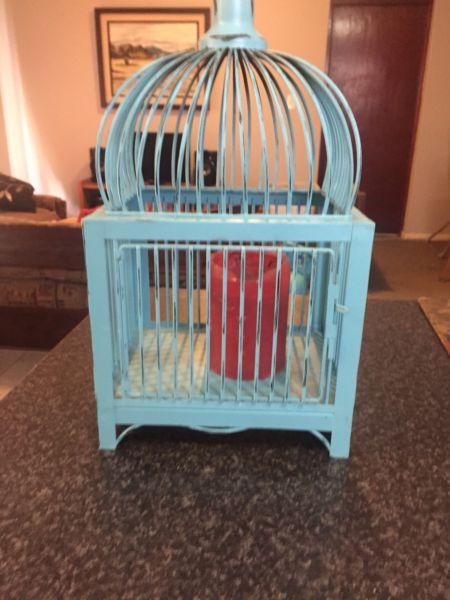 Decorative cage with candle