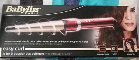 Hair curling wand