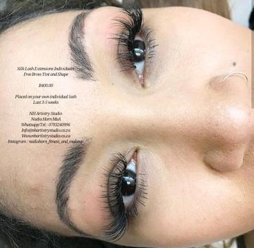 Silk Lash Extensions Individuals NH Artistry Studio