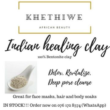 Indian healing clay