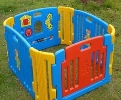 Second Hand Teddy Love Baby Playpen Playground - Red & Blue (Retail for R1899)