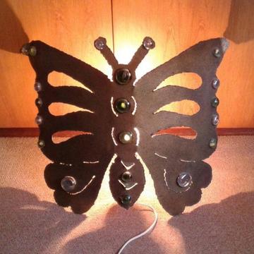 Butterfly shaped light wall unit