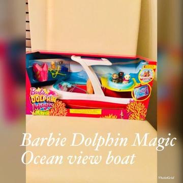 BARBIE Dolphin Magic Ocean View Boat ( Brand new in the Box)