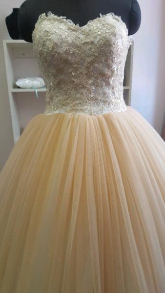 Champane Ballgown for Hire