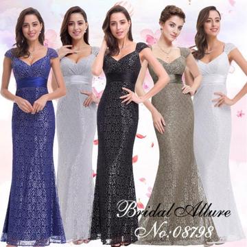 Long Evening Party Formal Cocktail Lace Dresses 08798