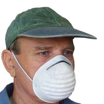 FFP1 Dust Mask, Double respirator mask, Leather Gloves, PVC Gloves