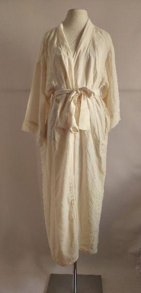 Cream 100% silk gown Size M