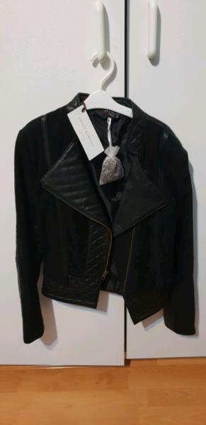 Authentic Demet Karatas Leather Jacket Brand New