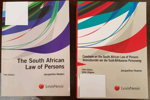 Law of Persons Textbook and Casebook for sale