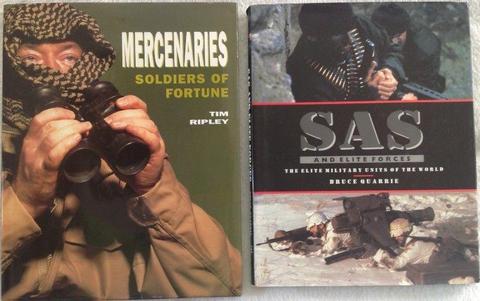 Two books - MERCENARIES * SAS and Elite Forces