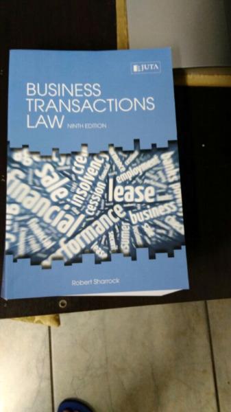 The Law of Business Transactions