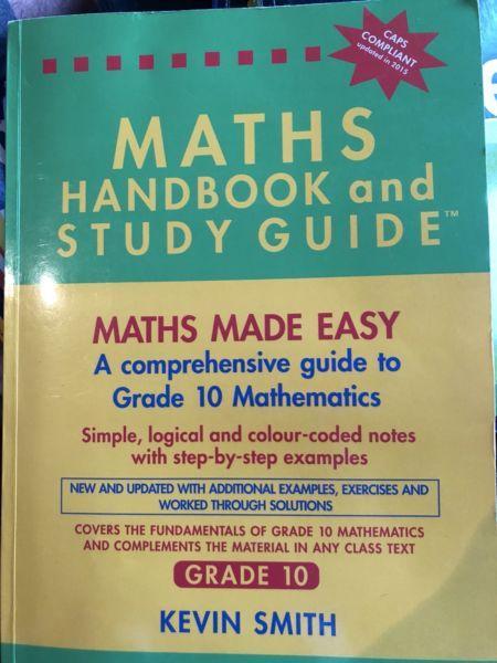 Maths handbook/study guide
