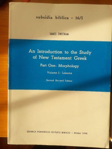 Intro. to New Testament Greek