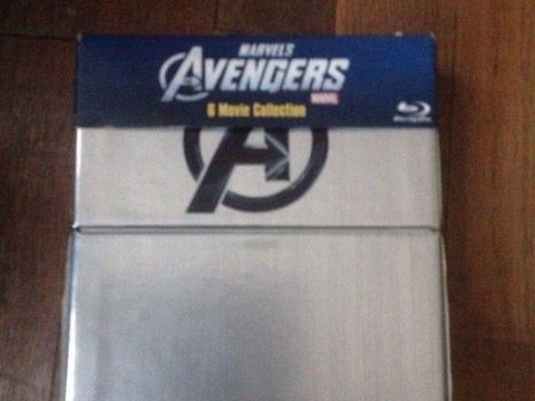 6 disc Avengers blue ray collection for sale