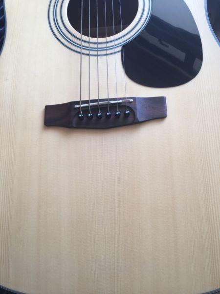 Cort AD 850 ns acoustic guitar with tuner