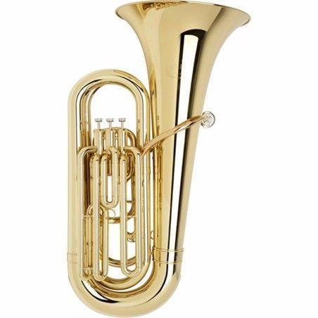 3 VALVE TUBA GOLD NEW WITH CASE