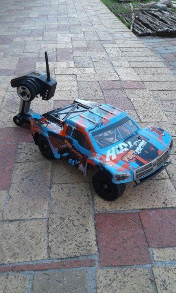 RC car remote controlled rear wheel drive with tools charger and remote