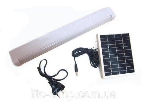 Clearanance - 7W LED RECHARGEABLE TUBE LIGHT - INCLUDES SOLAR PANEL AND USB OUTPUT FOR CHARGING