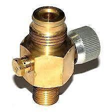 CO2 ON - OFF VALVE - ON OFF SWITCH FOR PAINTBALL GUNS -IN BOTTLE VALVE