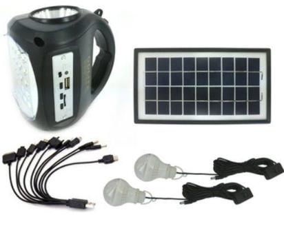 GD LITE SOLAR LIGHTING SYSTEM 8009 - RECHARGEABLE FM RADIO WITH USB MP3 PLAYER