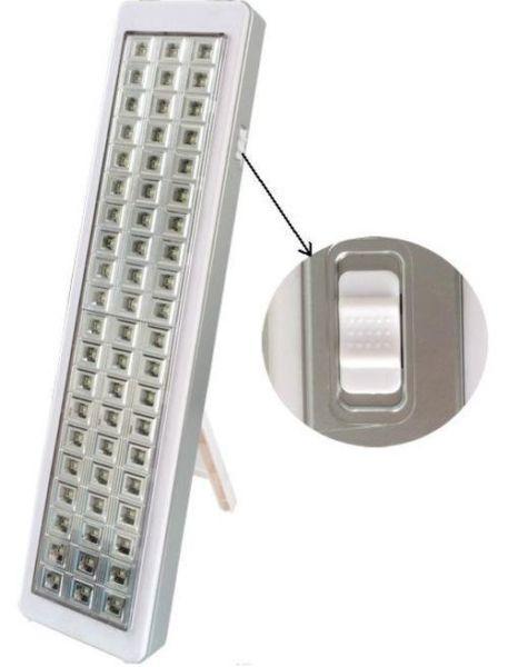 LED EMERGENCY LIGHT - 60LED - RECHARGEABLE WITH STAND AND CHARGER