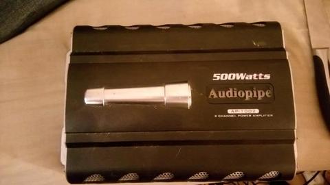 Audiopipe 500watt 2 channel amplifier