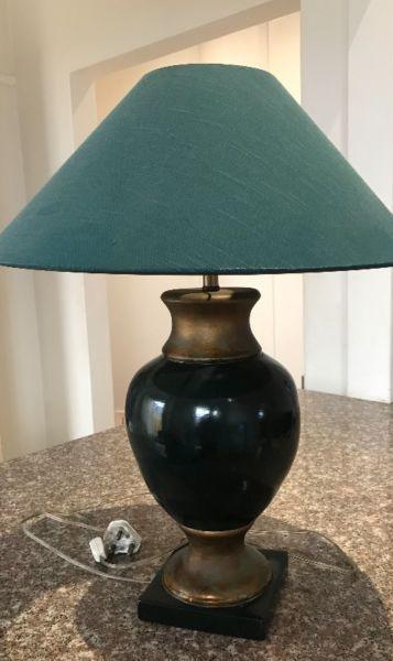 Classical Emerald & Moss-Green Lamp
