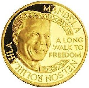 Mandela 1/10 oz Gold Commemorative Medal - Mint of Norway