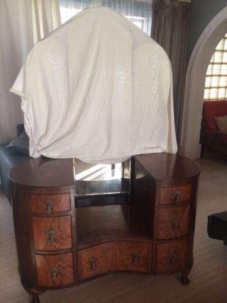 Antique Imbuia Dressing Table