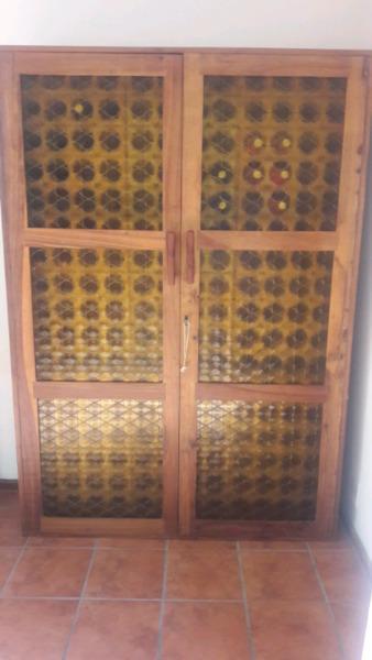 Large vintage wine cabinet