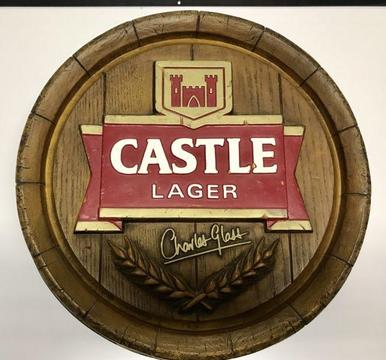 Vintage Castle Lager Beer Sign