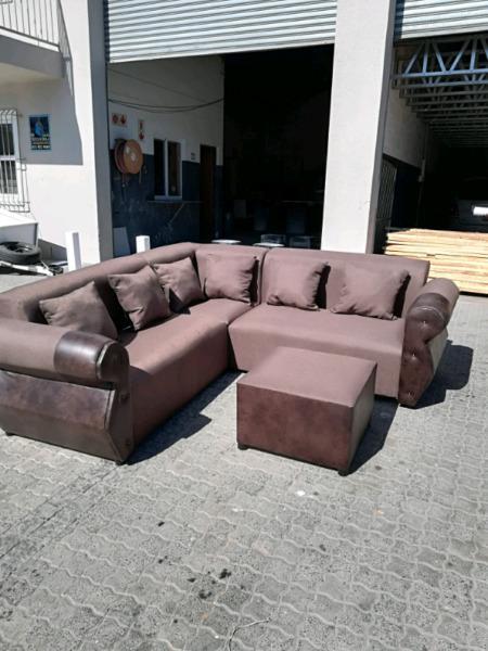 Brand new corner couches for sale right at the manufacturing factory for R3500