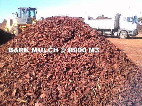 Bark , peach pip , compost , lawn dressing , topsoil etc for sale & delivered most areas