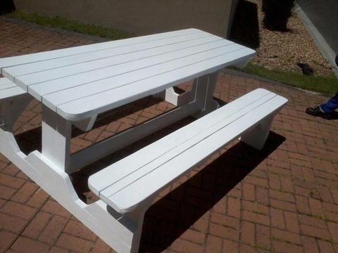 WEEKEND SPECIAL PICNIC GARDEN BENCHES AND BAR CHAIRS AS FROM R300 WHOLESALE PRICE NO JOKES