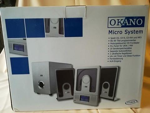Hi-Fi Okano Music System (brand new still in box)