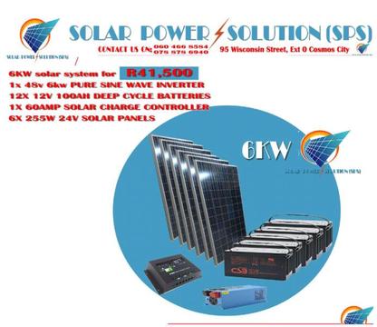 Complete 6KW Solar system package
