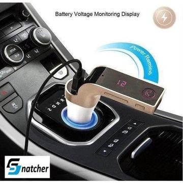 Bluetooth Car Kit Handsfree FM Transmitter Radio MP3 Player USB Charger and AUX