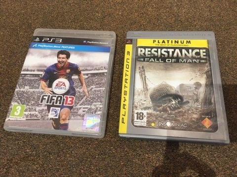 Fifa 13 & Resistance Fall of Man - PS3