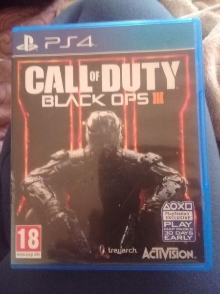 Ps4 game Black Ops 3