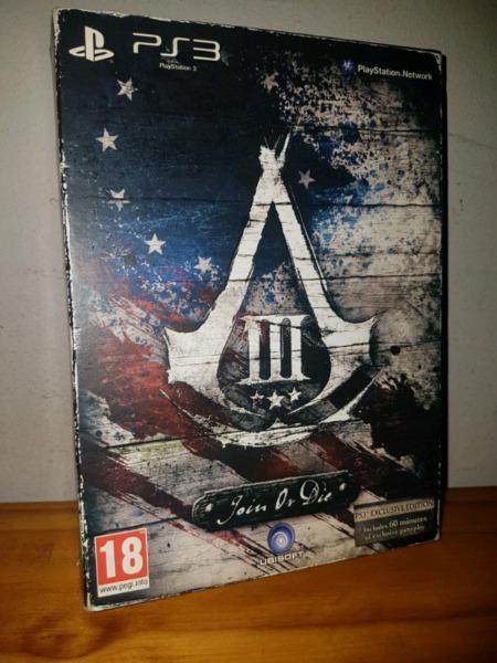Ps3 assassins creed 3 exclusive edition - R50