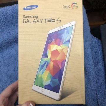 ****Dazzling white Samsung Tab S****